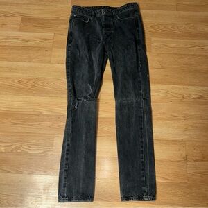 Black Ksubi Distressed Jeans